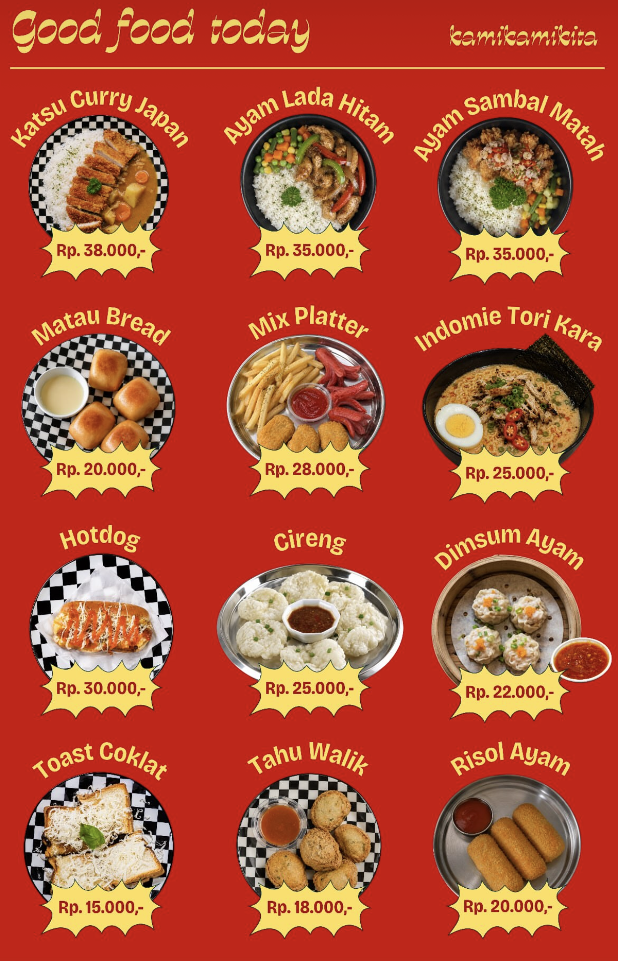 Menu Makanan Asli
